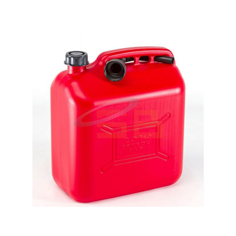 20 LTR JERRY CAN, RED PLASTIC