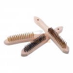 WIRE BRUSH WOODEN HANDLE,