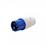 INDUSTRIAL CONNECTOR, 3 PIN X 32 AMP, ( MALE)