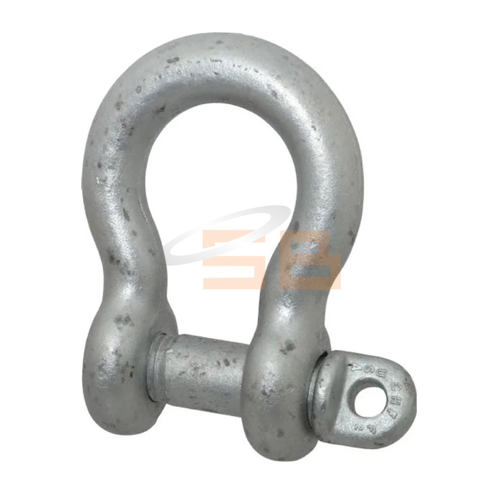 BOW SHACKLE 7/8" SCREWED 6.5 TON
