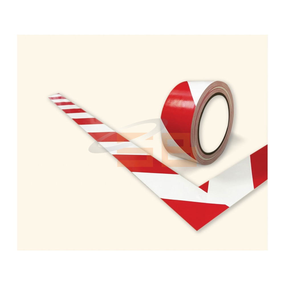 SAFETY WARNING TAPE, RED & WHITE, SECURE