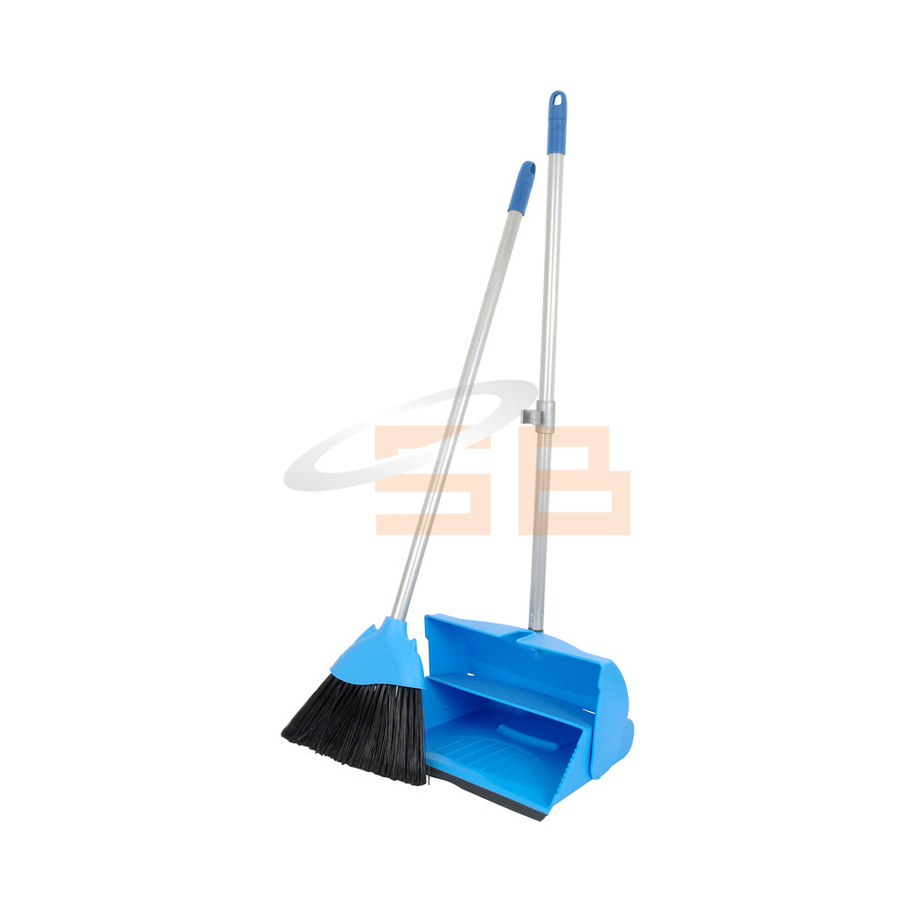 DUST PAN LONG HANDLE WITH COVER AND BRUSH
