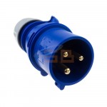 INDUSTRIAL CONNECTOR, 3 PIN X 16 AMP, ( MALE) Austria
