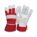 LEATHER WORKING GLOVES RED, SECURE