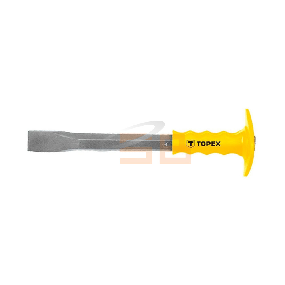 FLAT CHISEL WITH PROTECTOR 300 X 19MM, TOPEX 03A139