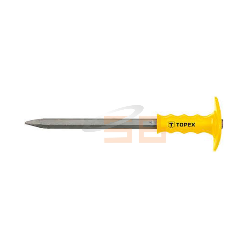 POINT CHISEL WITH PROTECTOR 400 X 19MM, TOPEX 03A169