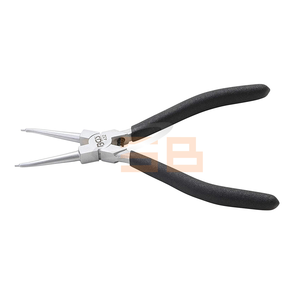 CIRCLIP PLIERS 175 MM STRAIGHT FOR INSIDE CIRCLIPS, BGS 432