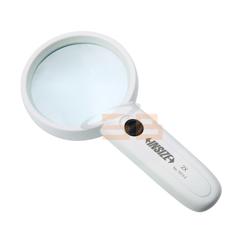 MAGNIFIER WITH ILLUMINATION, INSIZE 7513-2 ,(2X)