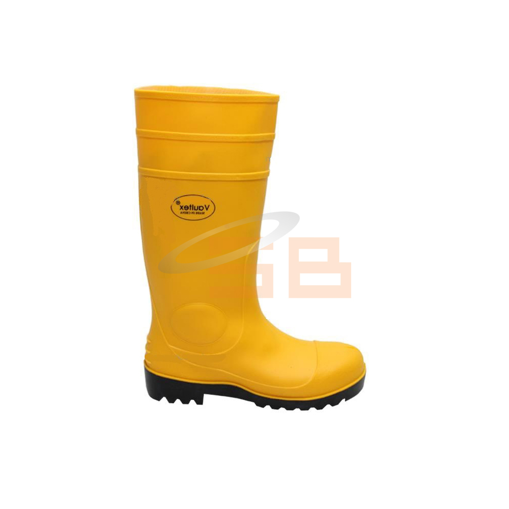 SAFETY GUMBOOT WITH TOE, SIZE: 40 VAULTEX RBY S4