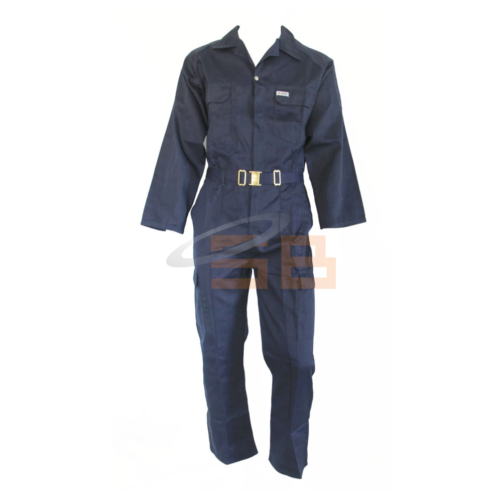 COVERALL 100% COTTON, NAVY BLUE SIZE 4XL, WORKSAFE