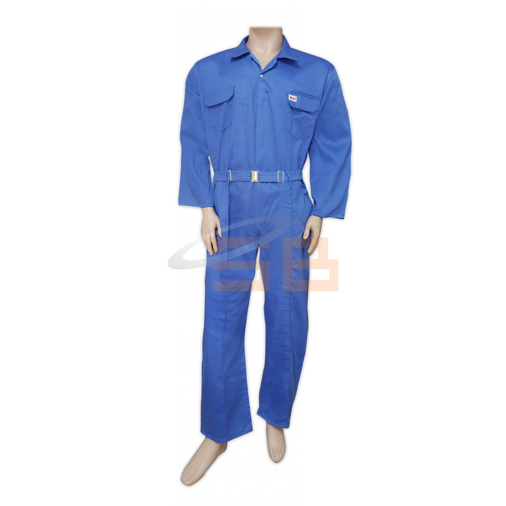 COVERALL 100% COTTON, PETRO BLUE SIZE S, WORKSAFE