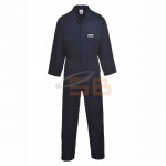 COVERALL TWILL POLY COTTON  NAVY BLUE SIZE S, SECURE