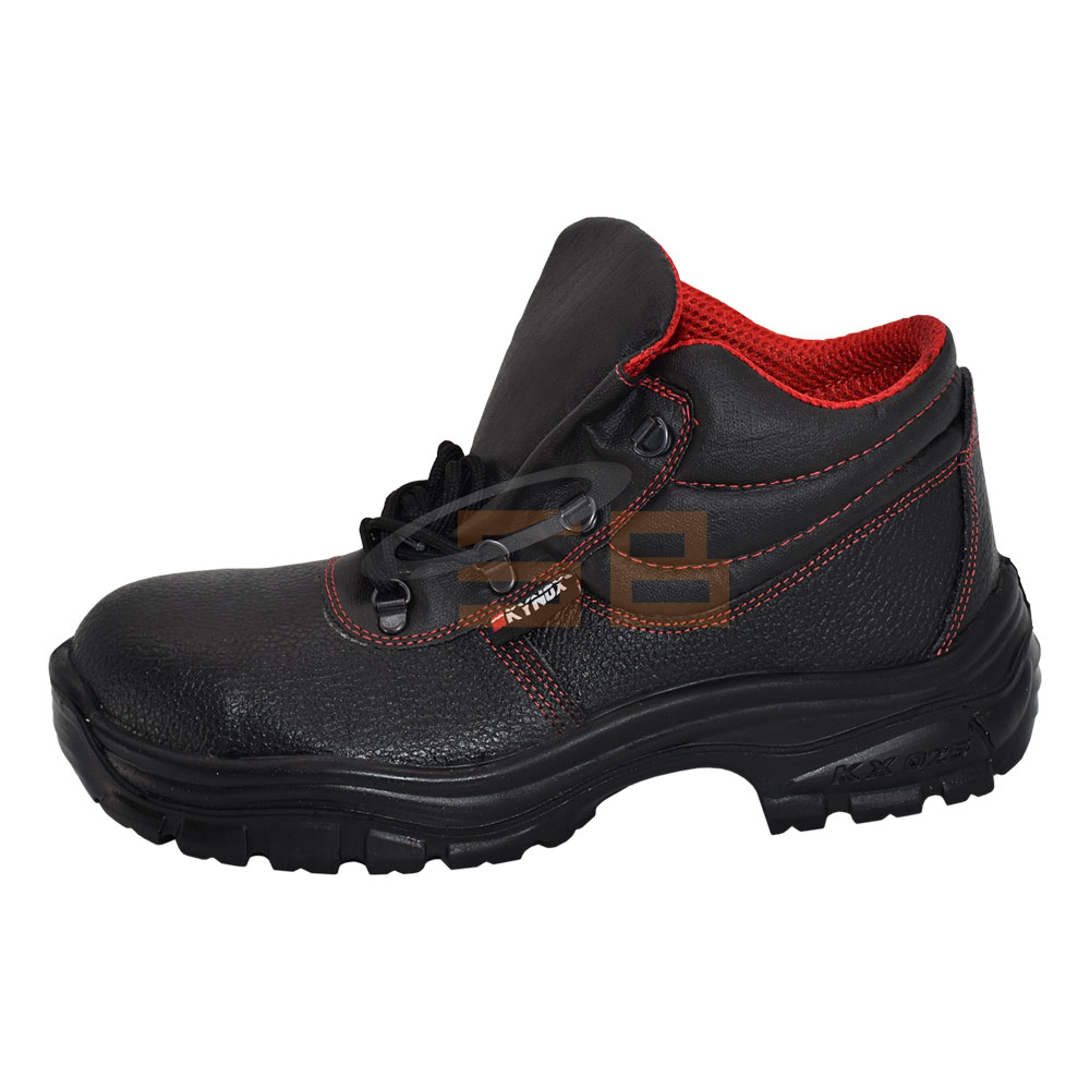 SAFETY SHOES #40 APACHE S3 SRC BLACK-RED KYNOX