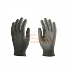 POLYESTER GLOVES GREY S7, 6127, EP