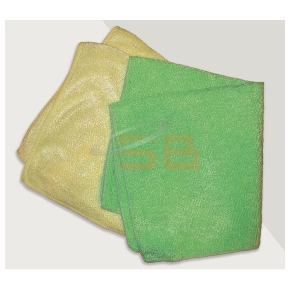 YELLOW&GREEN MICROFIBRE BUFFING TOWELS PACK40X40CM, 7001253, BLINKER
